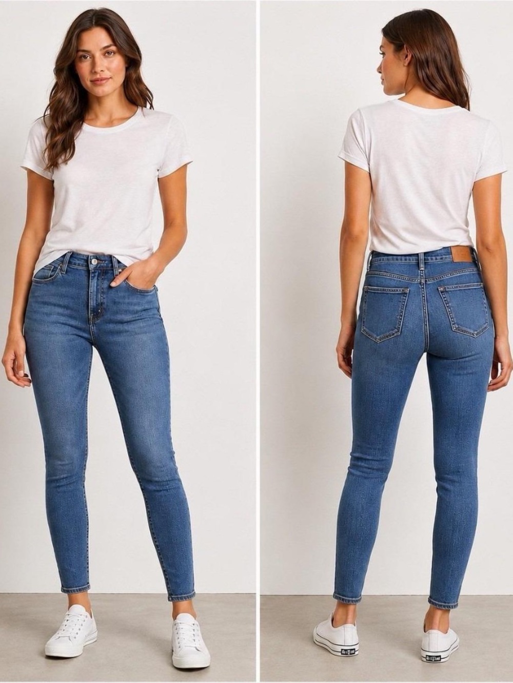 Madewell | Women’s Medium Blue Denim 10” Roadtripper Skinny Jeans Size 34